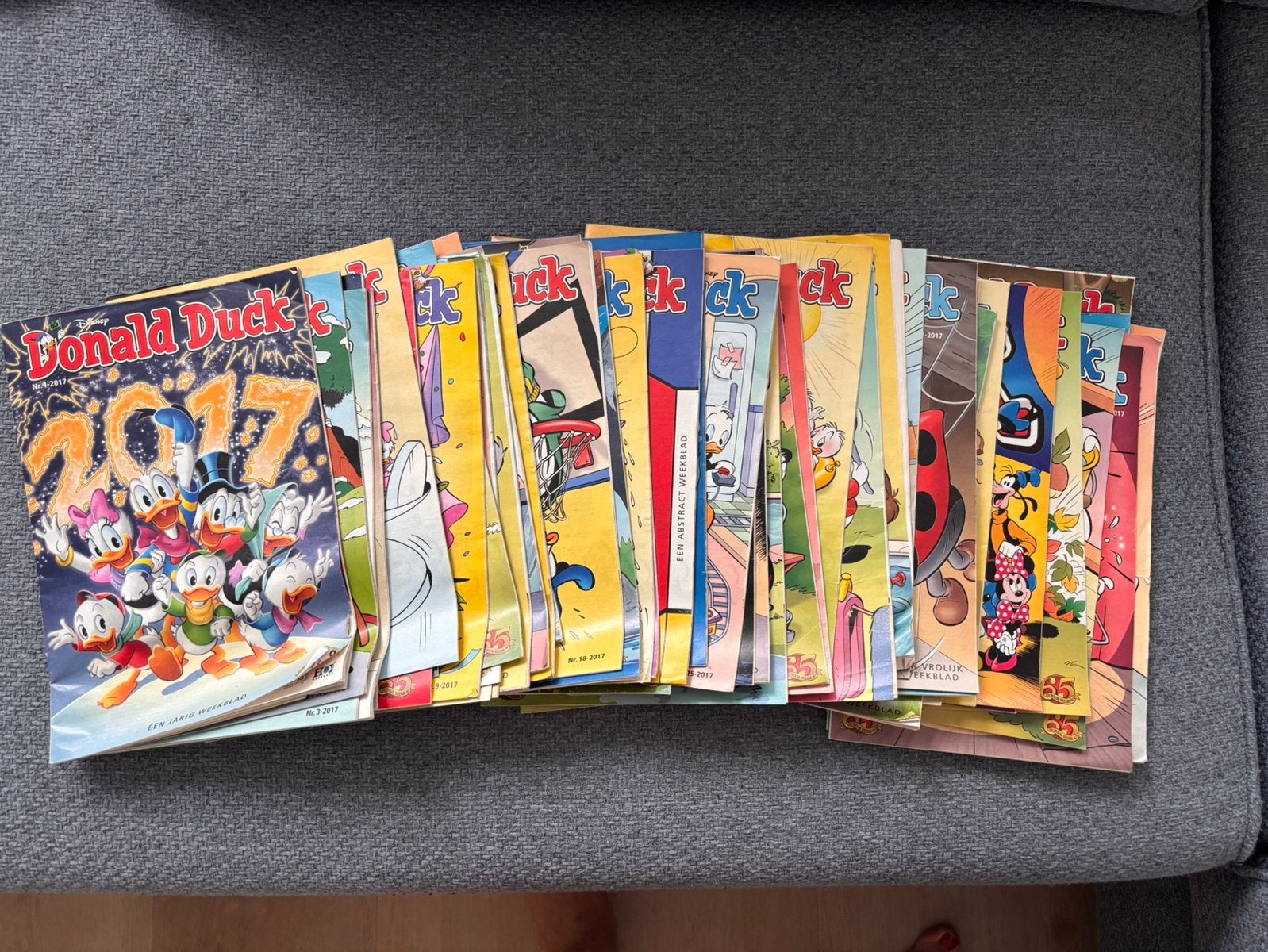 Donald Duck strips complete jaargang 2017, Complete serie of reeks, Ophalen, Gelezen
