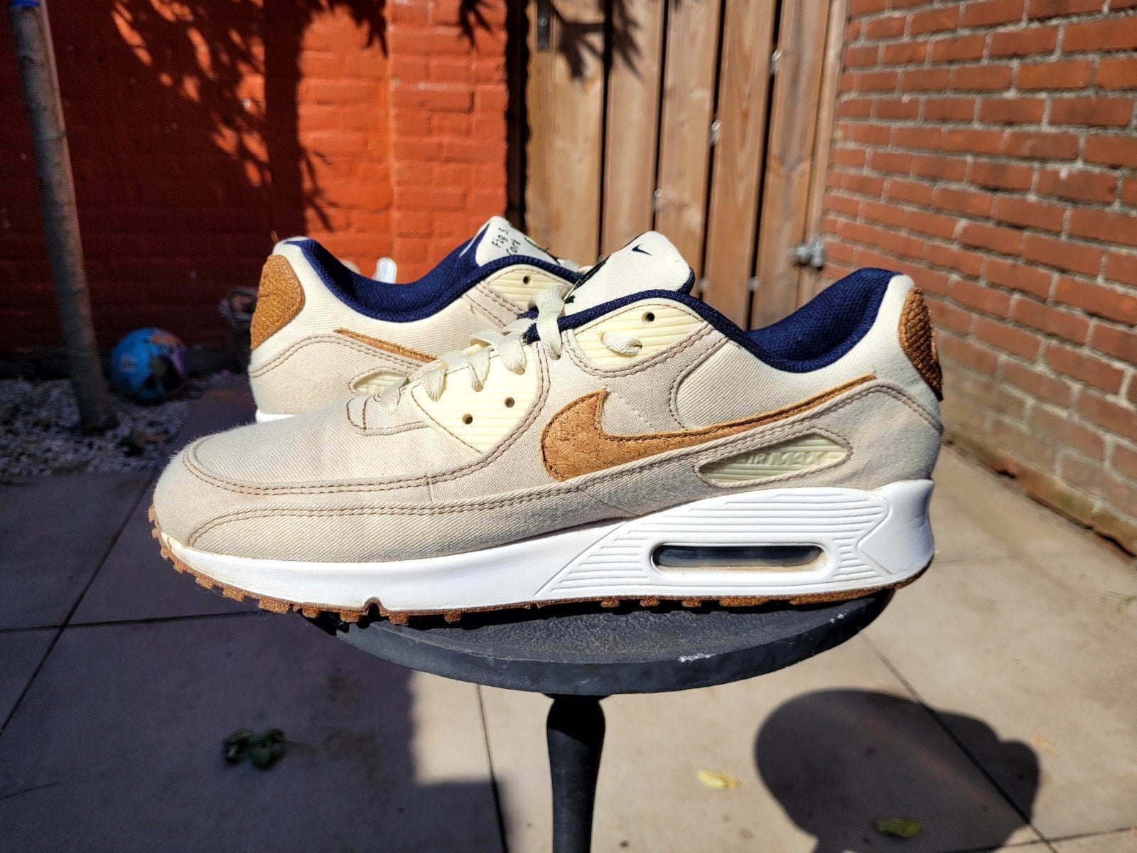 Nike Air Max 90 Cork "Coconut Milk" maat 45.5, ManolaSneakers@gmail.com, 5151AS, Overige kleuren, Nike