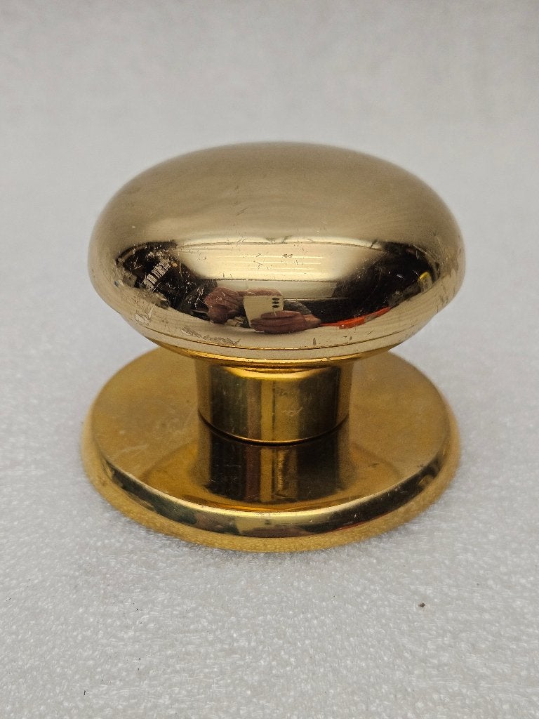 Messing voordeur Deurknop, Ophalen of Verzenden, Gebruikt, Koper of Messing, Klink of Kruk