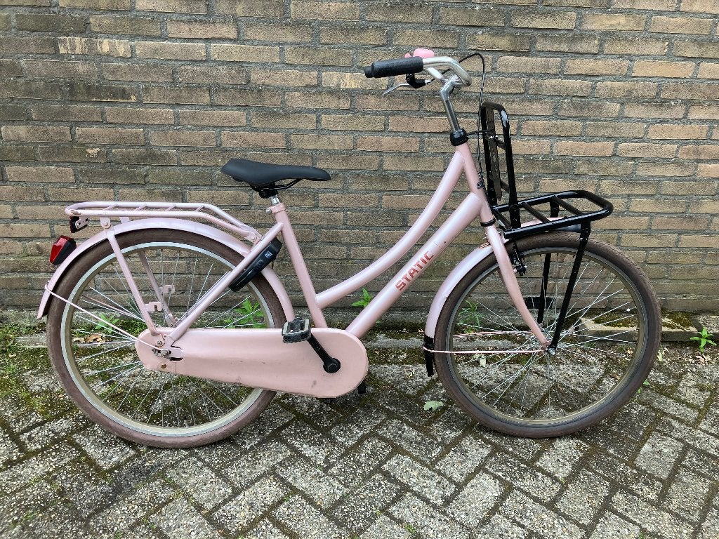 Fiets 26 inch meisjes, Terugtraprem, Gebruikt, Static, Ophalen