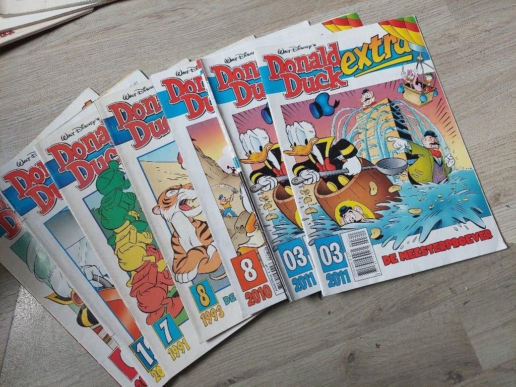 donald duck extra, Boeken, Meerdere stripboeken, Ophalen of Verzenden, Gelezen