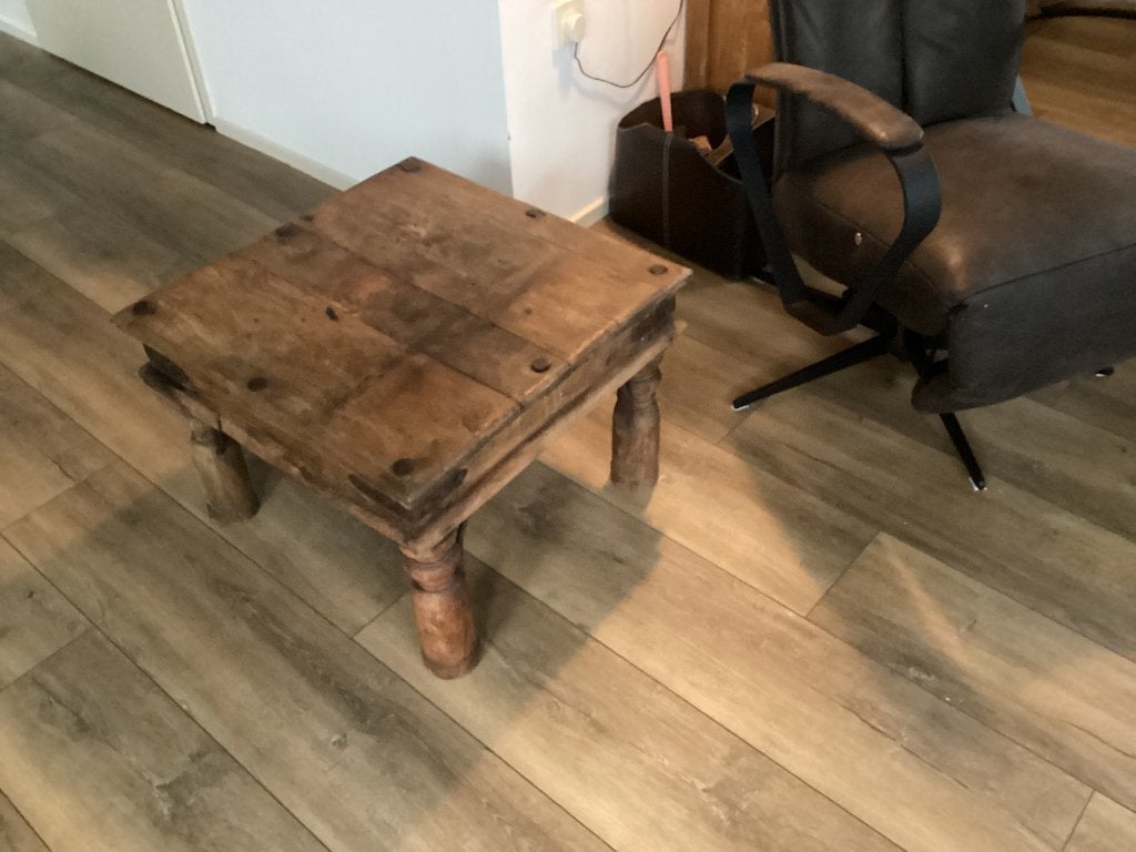 Koloniale salontafel, Ophalen, Gebruikt, 100 tot 150 cm, Koloniaal