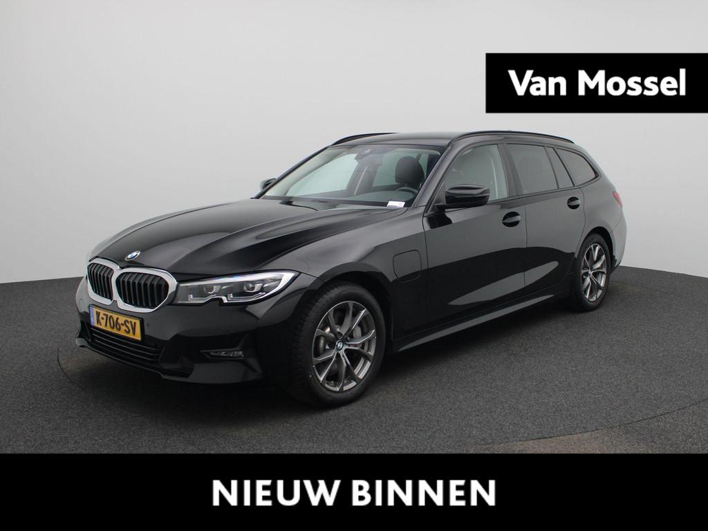 BMW 3-serie Touring 330e | STOELVERWARMING | NAVIGATIE | ELE, Achterwielaandrijving, Gebruikt, 4 cilinders, Zwart