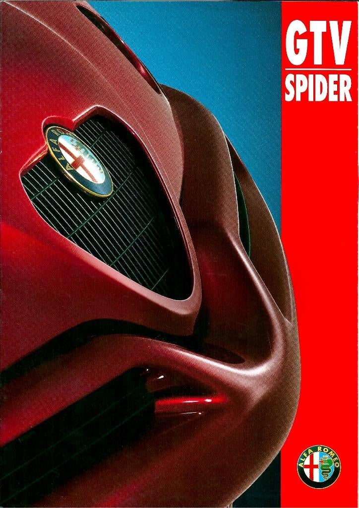 Folder Alfa Romeo Spider en GTV 1995, Ophalen of Verzenden, Gelezen, Alfa Romeo