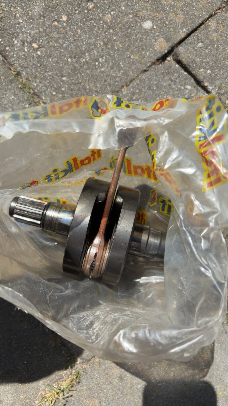 Rotax 122 (rs125/sx125 2t) krukas origineel, Ophalen of Verzenden