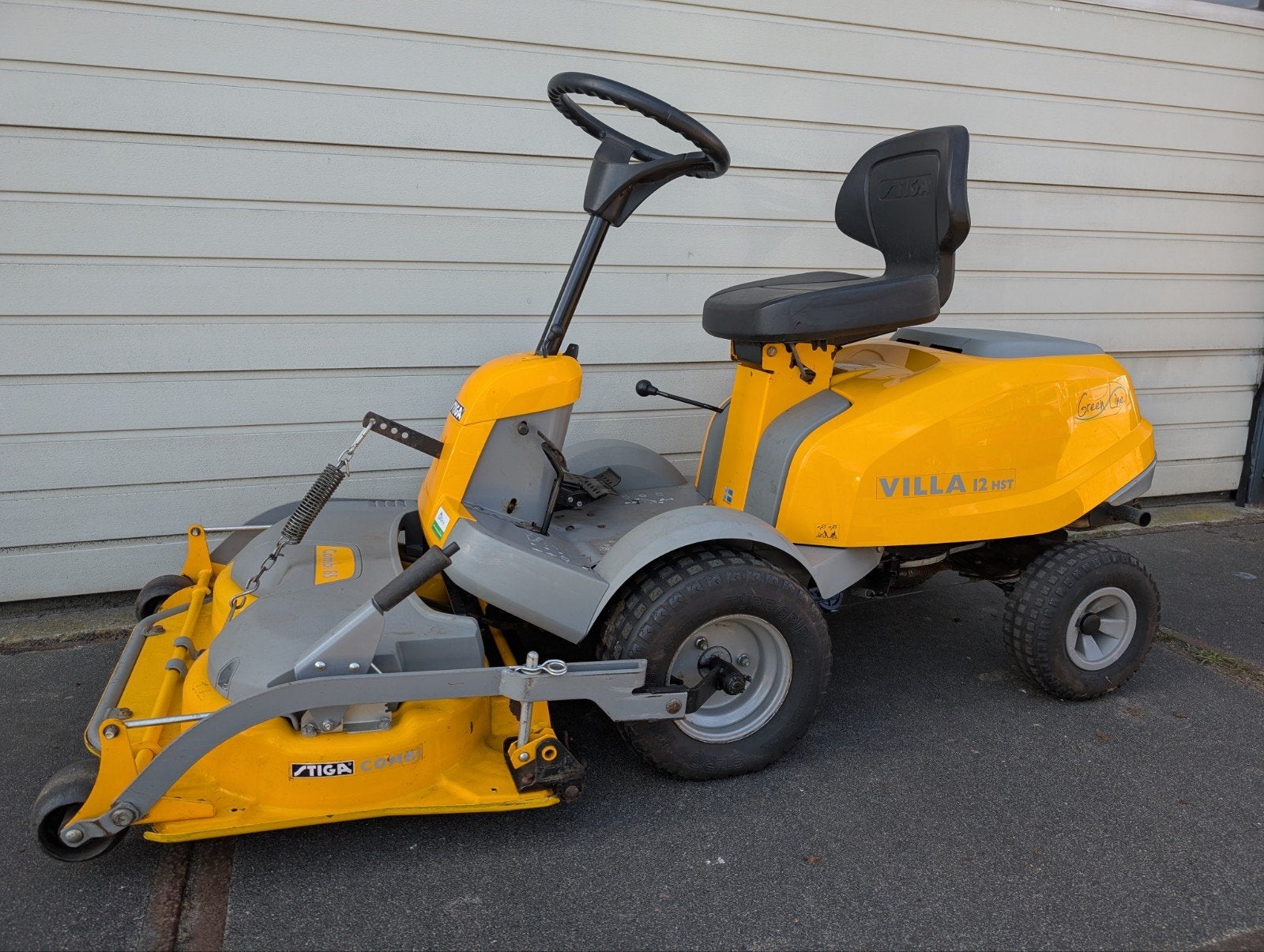 Nette Stiga villa 12 hst frontmaaier 85cm combi!, Ophalen of Verzenden, Gebruikt, Mulchfunctie, Minder dan 90 cm