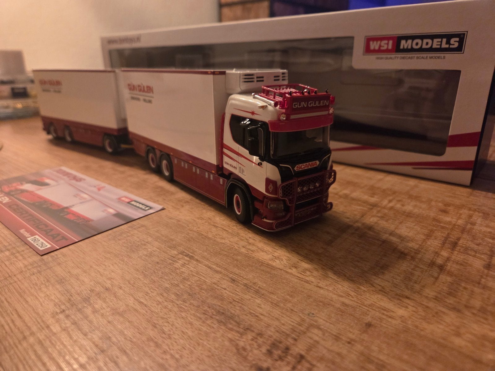 WSI Scania Gun Gulen, Ophalen of Verzenden, Nieuw, Bus of Vrachtwagen, Wsi