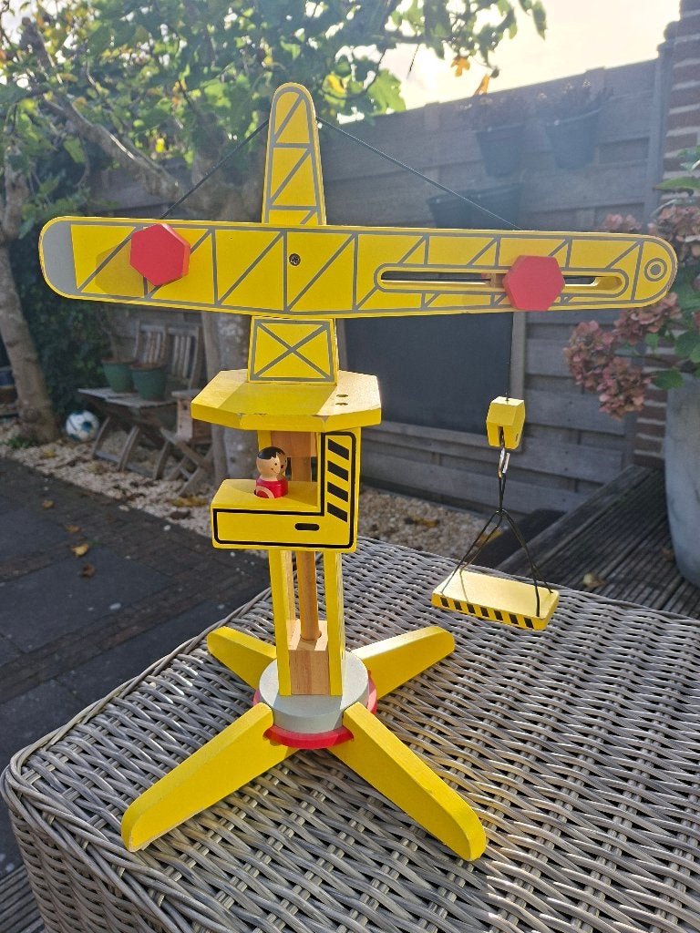 Speelgoed Hijskraan, Ophalen, Gebruikt