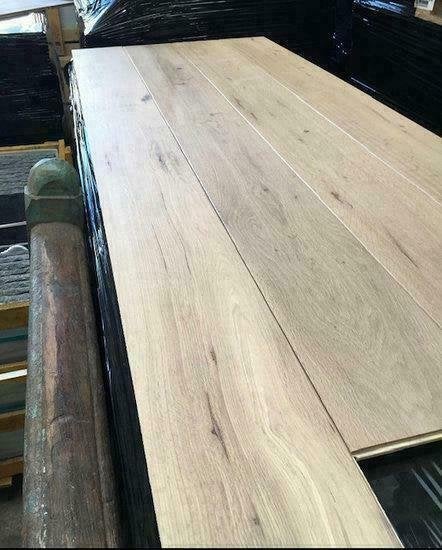 WEEKAANBIEDING! EIKEN VLOER, MULTIPLANK 190MM BREED, Ophalen of Verzenden, Nieuw, 75 m² of meer