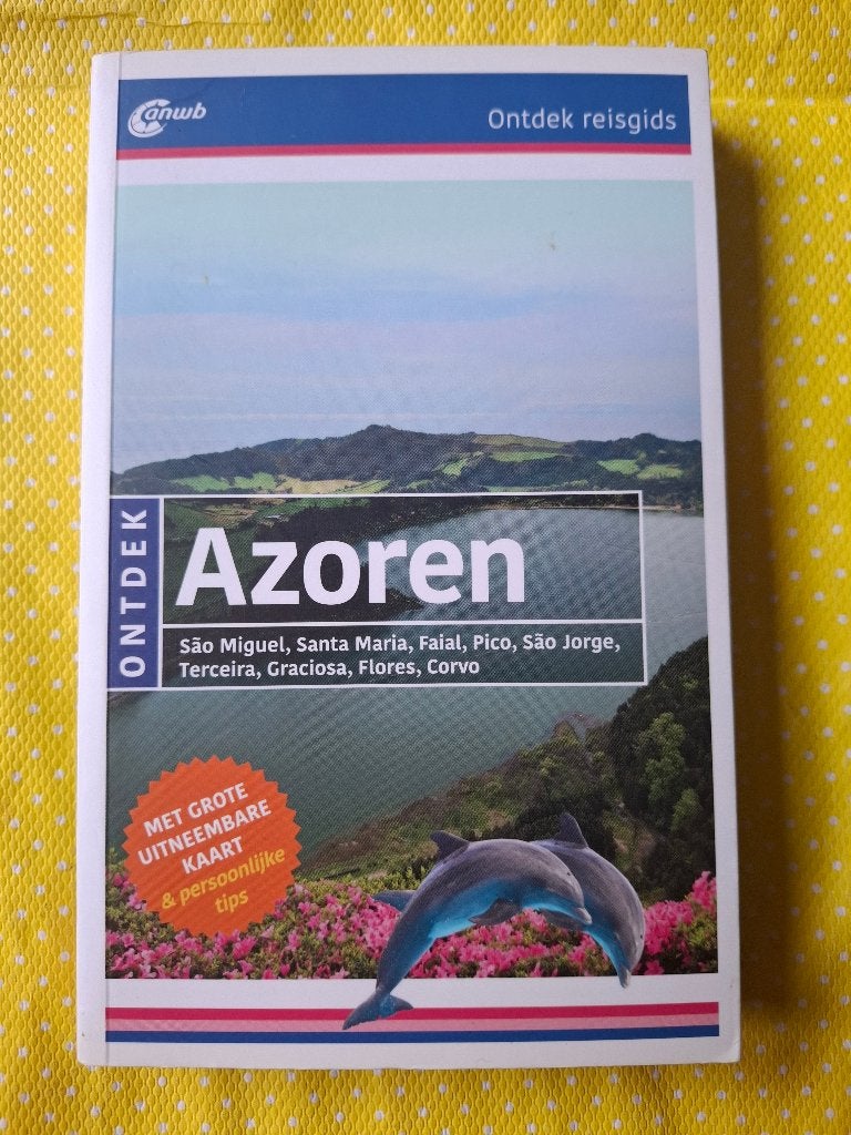 ANWB Ontdek reisgids Azoren met uitneembare kaart, Europa, Ophalen of Verzenden, Reisgids of -boek, ANWB