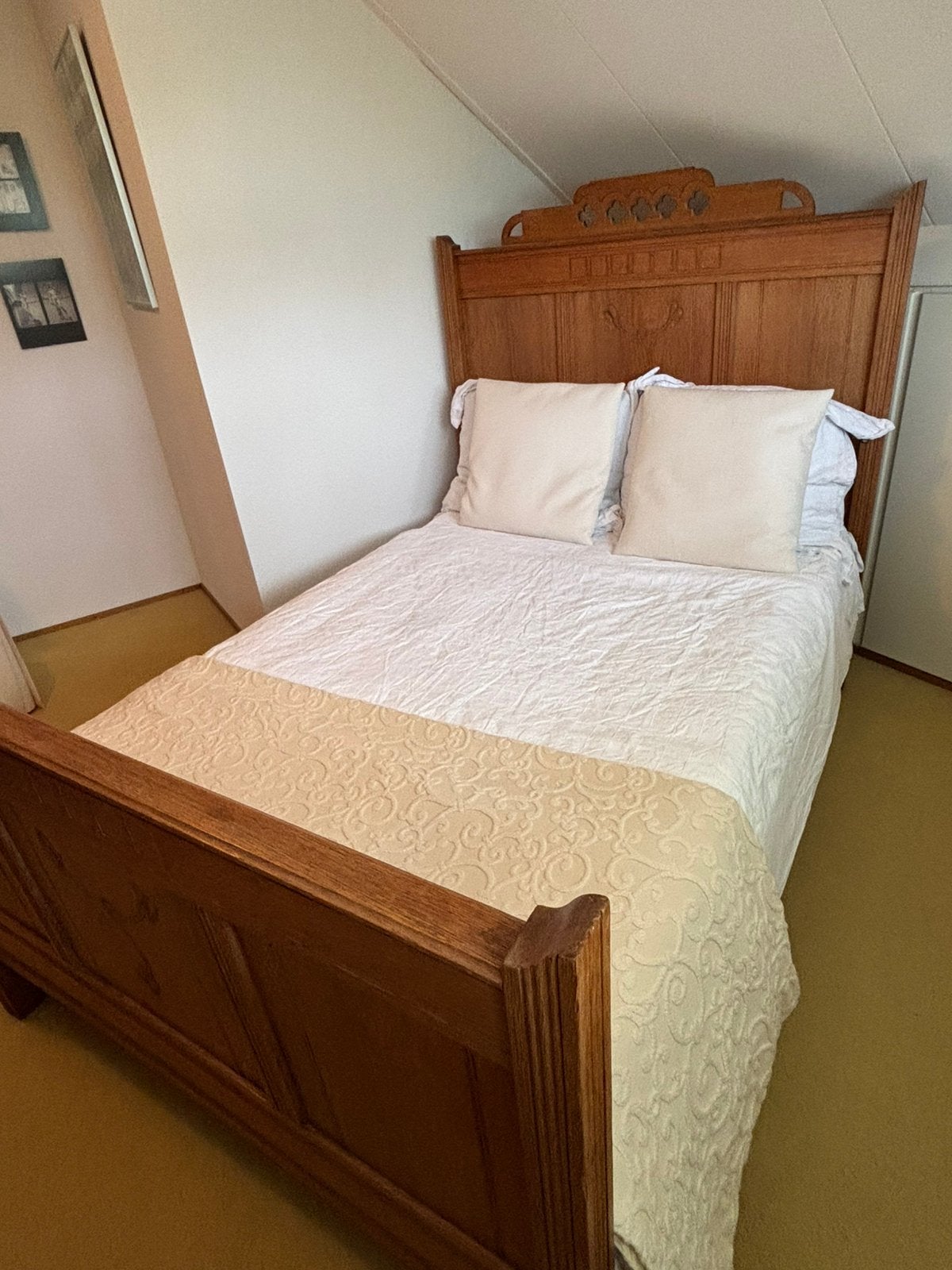 Antiek eikenhout bed, Ophalen