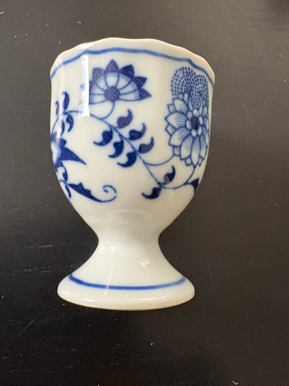 Blue Danube Eierdopje - Klassiek Blauw-Wit Porselein, Ophalen of Verzenden