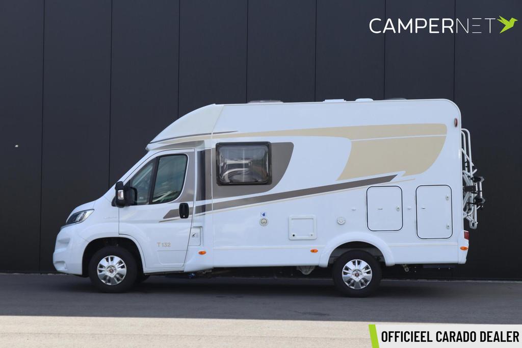 Carado T132 2.3 Multijet 130pk | 5.99m | Vast bed | Thule Li, Caravans en Kamperen, Campers, Hordeur, Airbags, Tot en met 2, Bedrijf