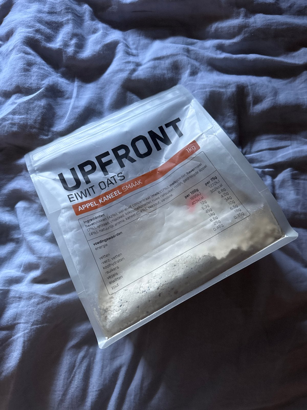 Upfront Eiwit Oats appel kaneel, Verzenden