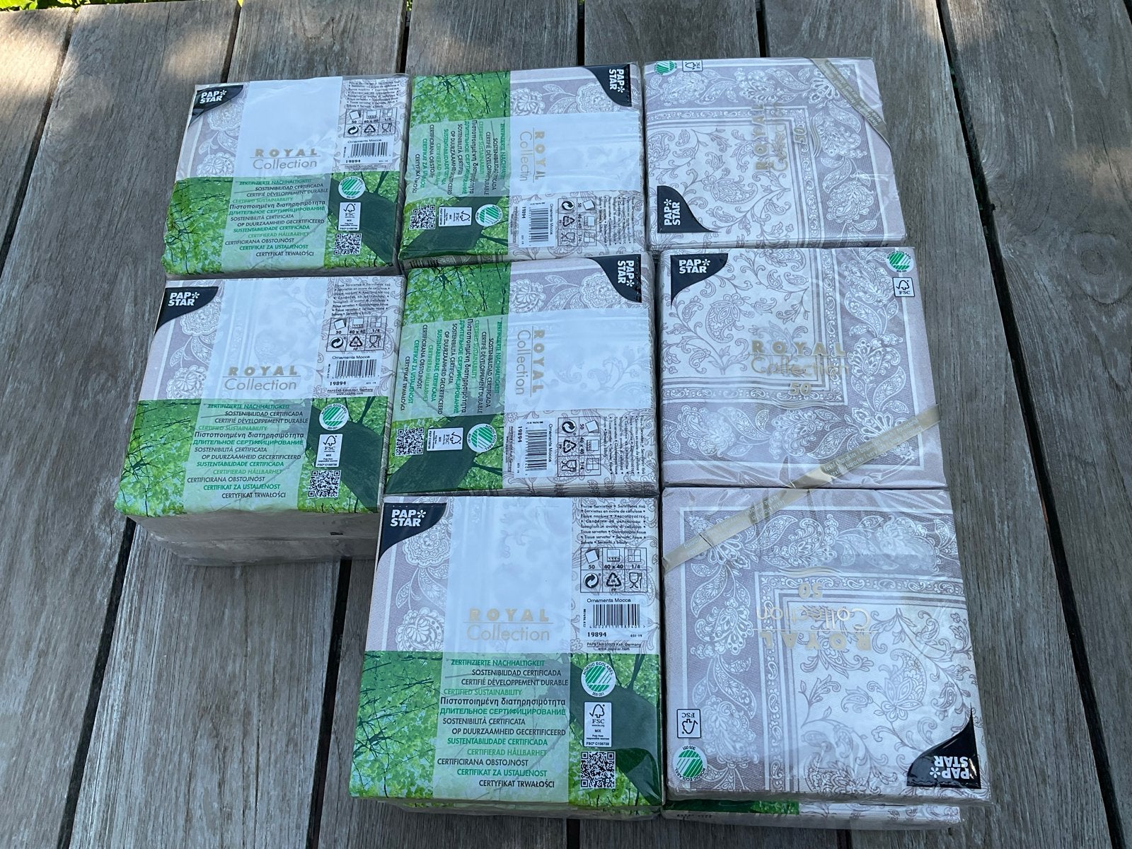 Pap Star Royal Collection servetten, 800 stuks, Overige typen, Nieuw, Papier/karton, Overige merken