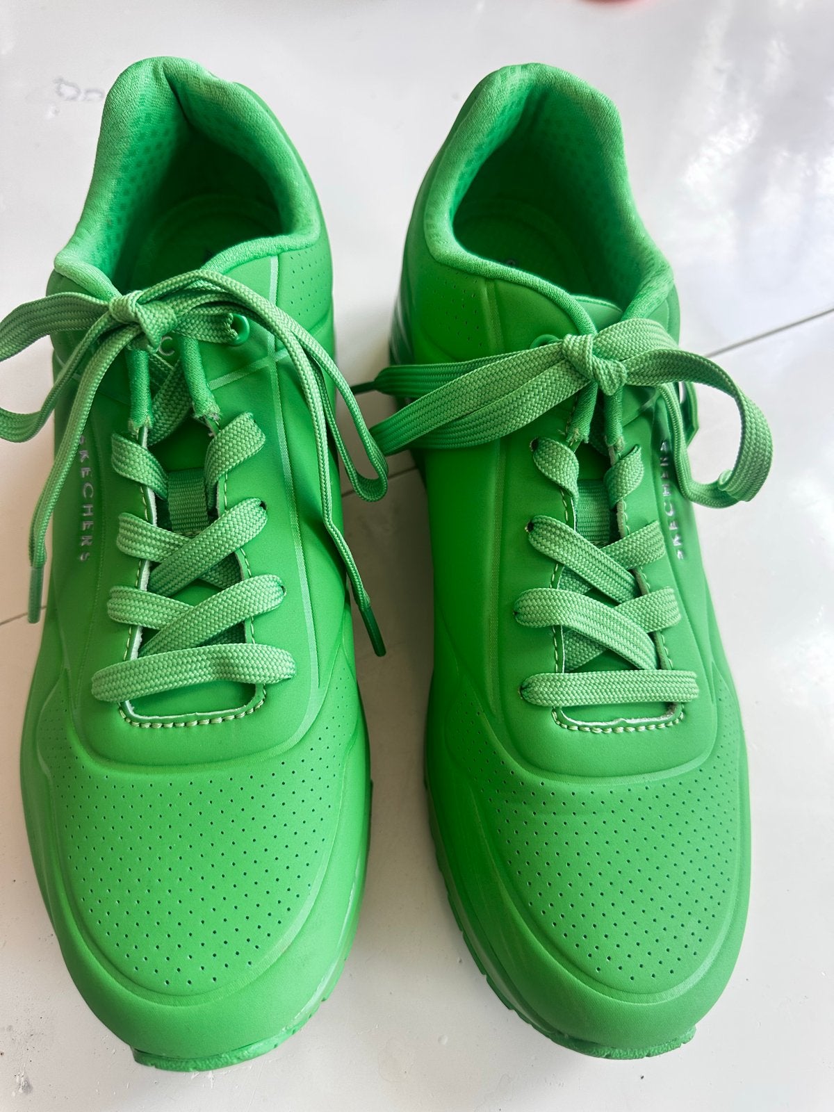 Skechers Uno Stand-on-Air sneakers maat 40, Kleding | Dames, Schoenen, Verzenden, Zo goed als nieuw, Groen, Sneakers of Gympen