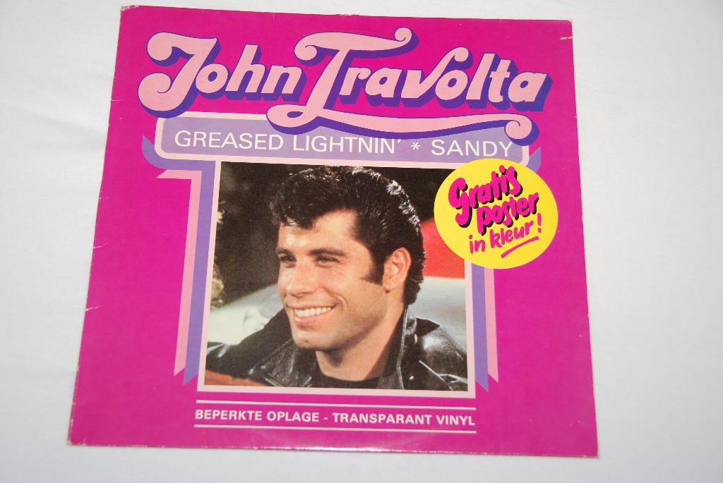 John Travolta – John Travolta LP Vinyl, Gebruikt, 1970 - 1979, 12 inch, Fotohoes