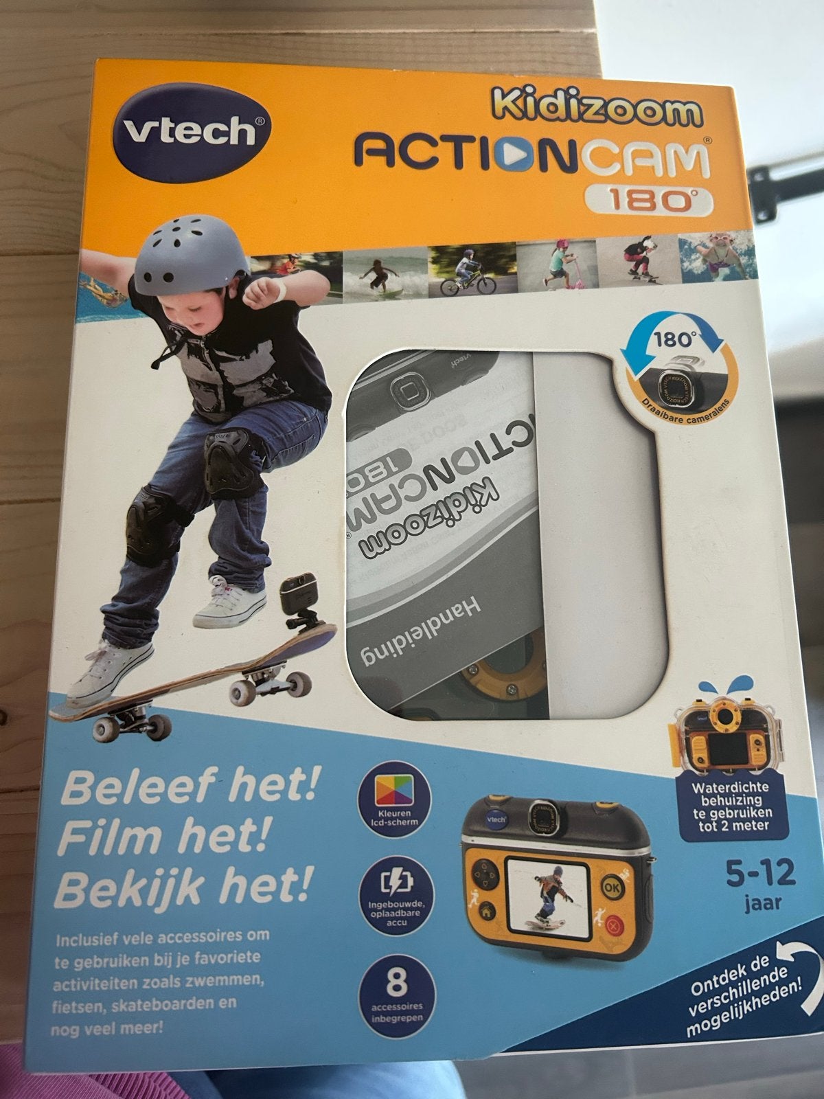 Nieuwe Vtech Kidizoom Action Cam 180 - Actiecamera voor kin, Ophalen of Verzenden, Nieuw, Overige merken