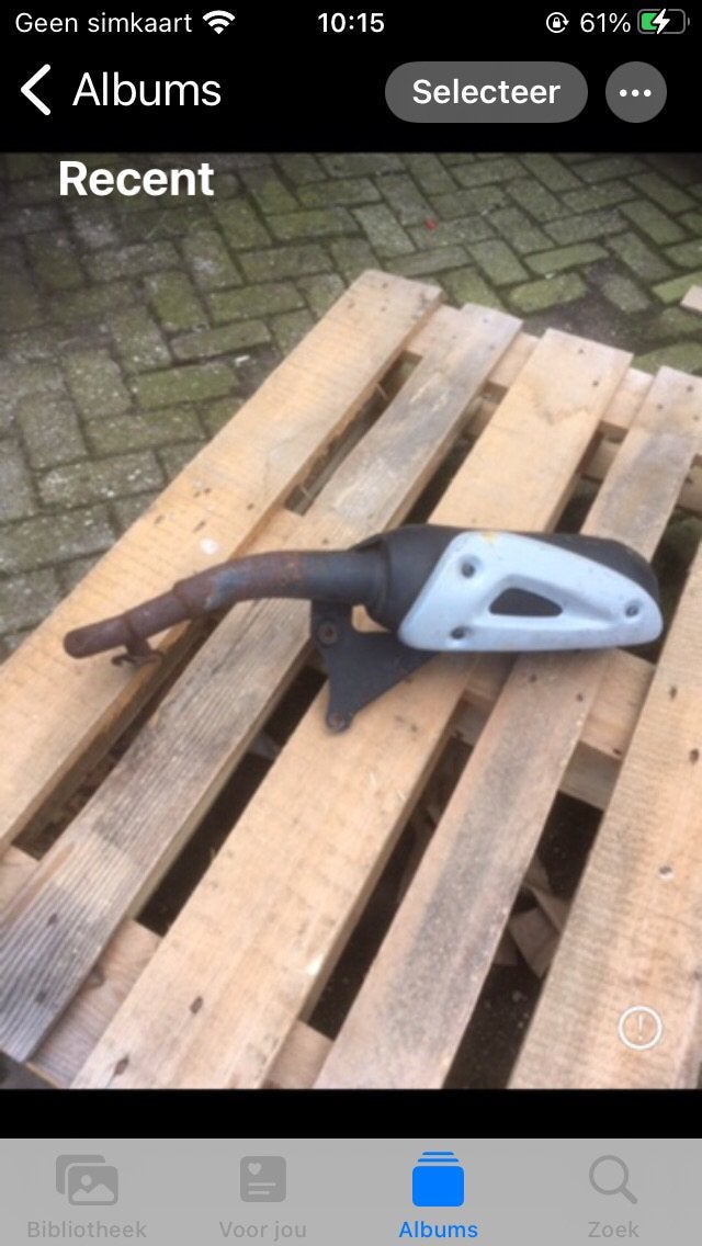 Scooter uitlaat, Ophalen of Verzenden, Gebruikt