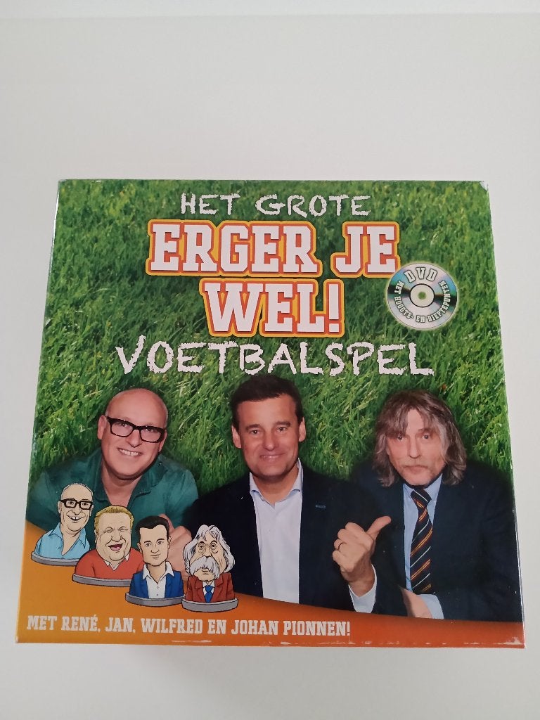 Het Spel : Het Grote Erger Je Wel! Voetbalspel, Hobby en Vrije tijd, Gezelschapsspellen | Bordspellen, Ophalen of Verzenden, Zo goed als nieuw