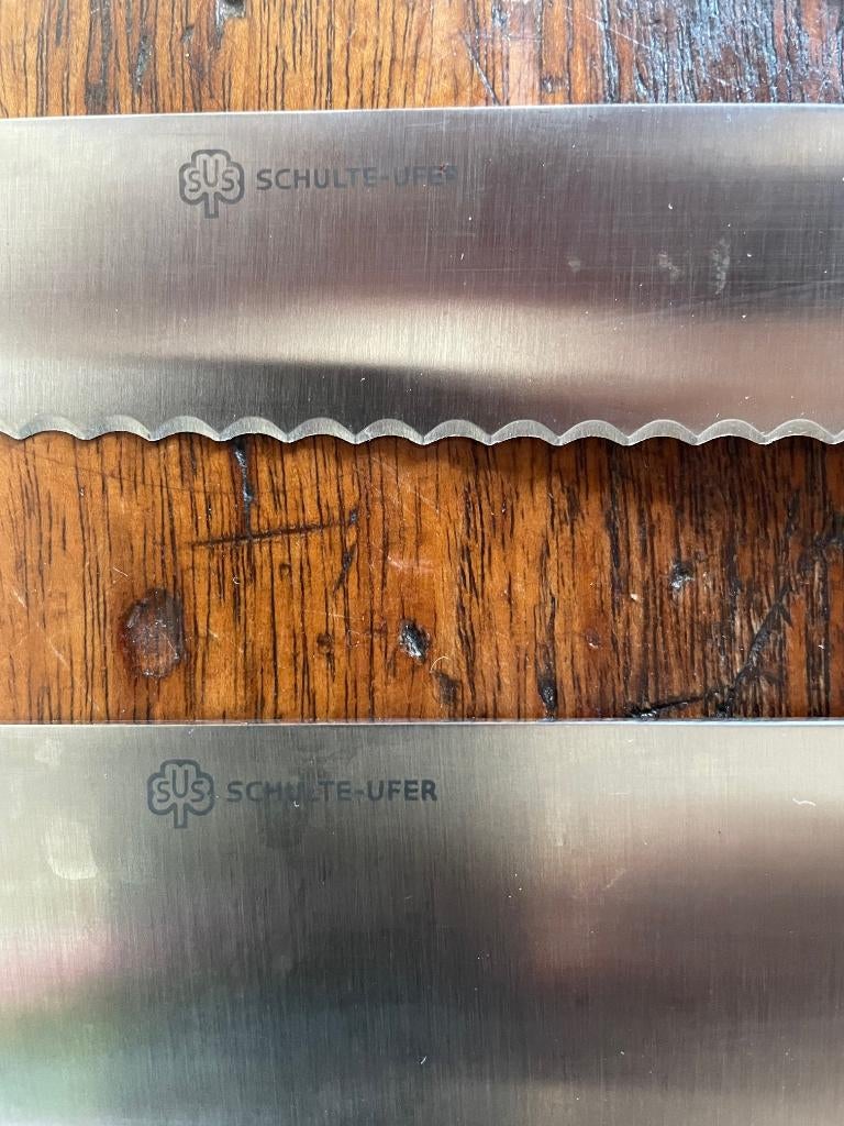 set messen Shulte ufer, Ophalen, Zo goed als nieuw, Zilver