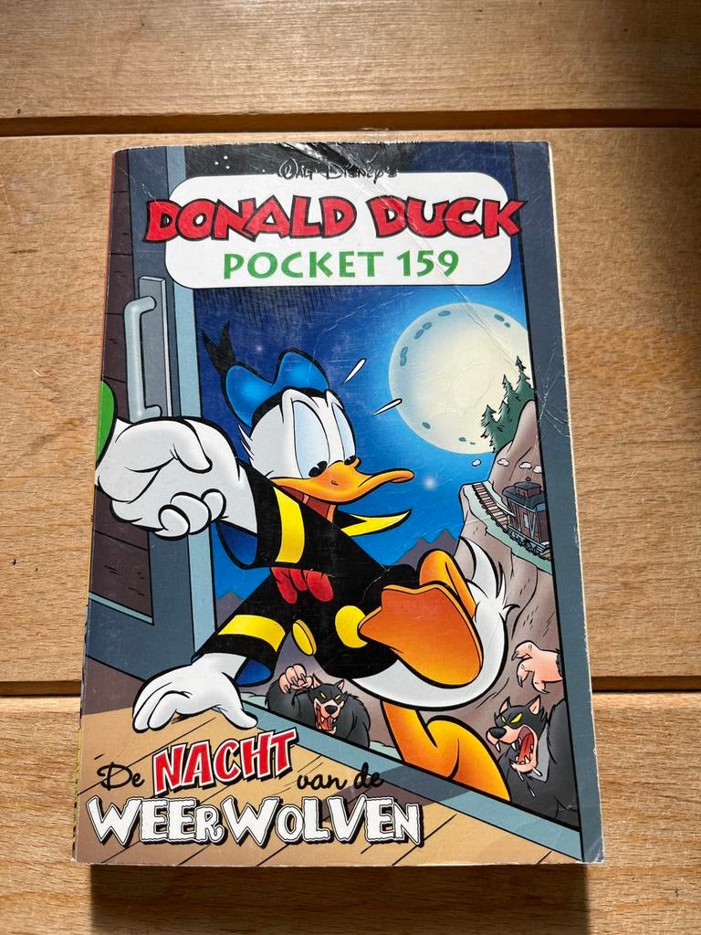 Donald Duck Pocket 159: De Nacht van de Weerwolven, Boeken, Eén stripboek, Ophalen of Verzenden, Gelezen