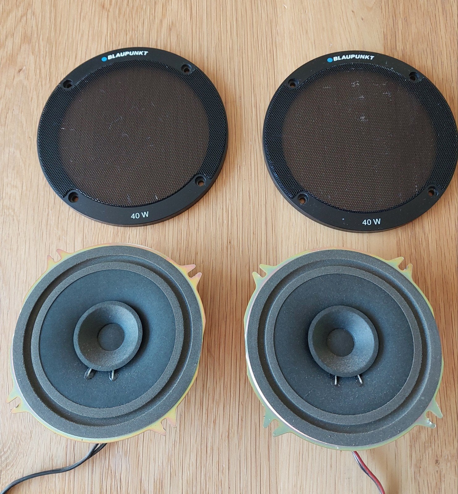Blaupunkt 4 ohm luidsprekers 40 W, Auto diversen, Ophalen, Gebruikt