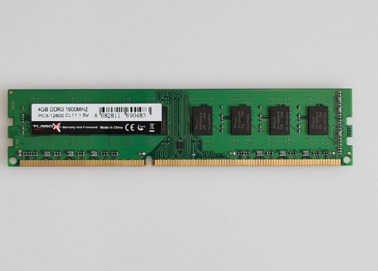 (12 x 100€)Hynix Turbo X 4GB DDR3 1600MHz PC3-12800 CL11 RAM, Nieuw, DDR3, Ophalen of Verzenden, Desktop