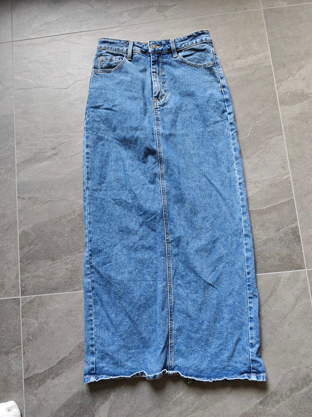Lange spijkerrok Object denim maat S, Kleding | Dames, Blauw, Object, Ophalen of Verzenden, Maat 36 (S)
