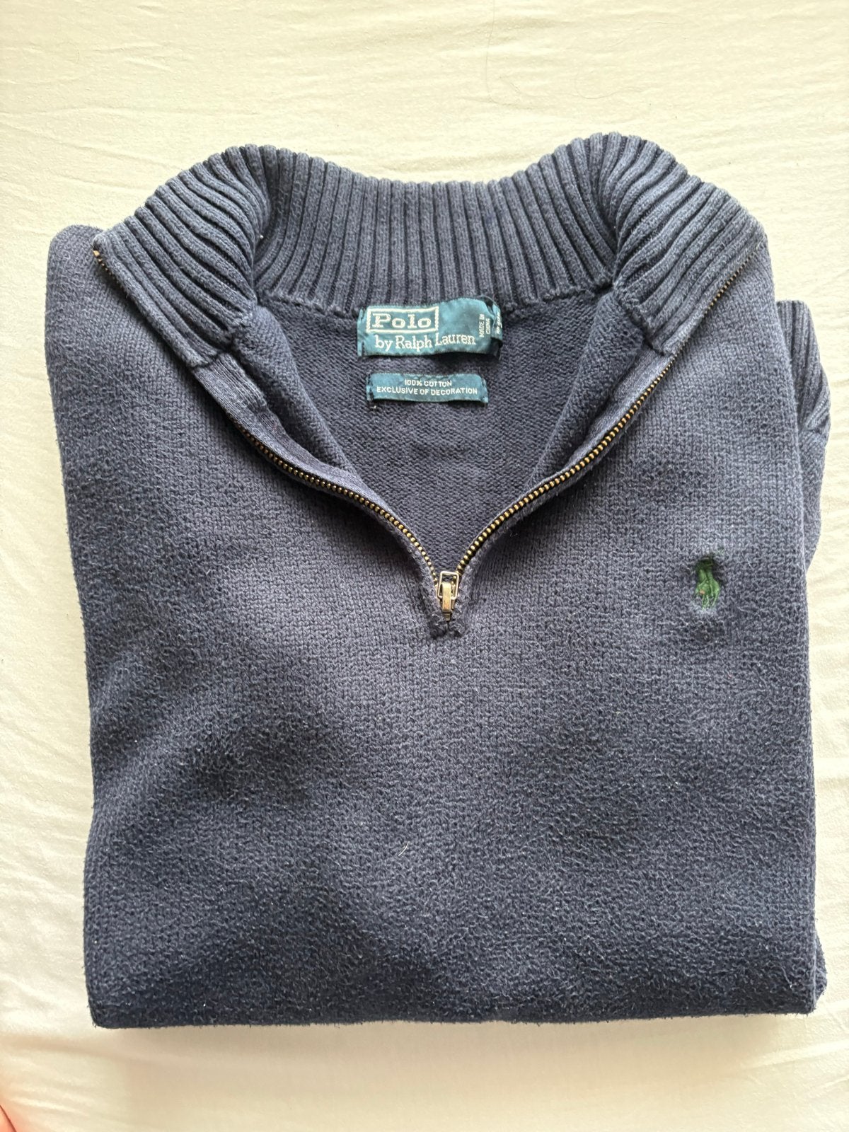 Ralph Lauren Quarterzip Truien - Diverse Kleuren & Maten, Ophalen of Verzenden, Gedragen, Overige maten, Blauw