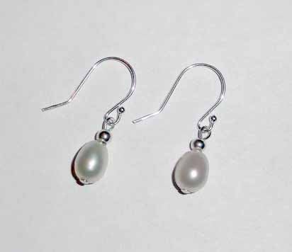 Oorbellen Parels Akoya met hanger zilver 925, Hangers, Nieuw, Ophalen of Verzenden, Zilver