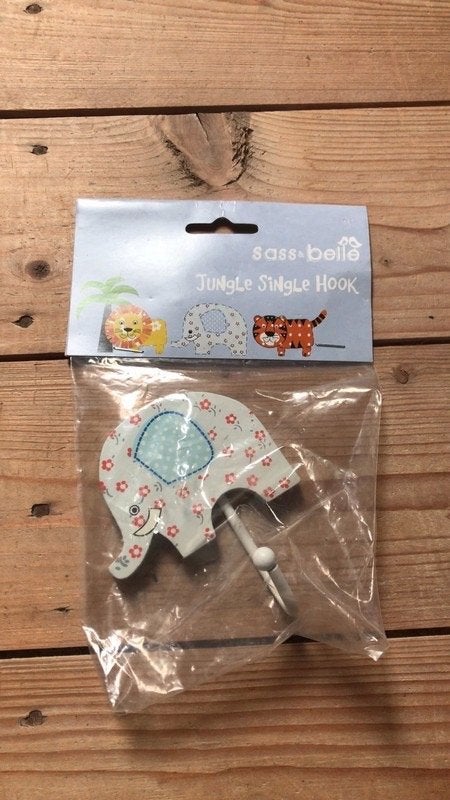 Enkel ‘olifant’ haak, Wandhaken, Nieuw, Ophalen of Verzenden, Minder dan 100 cm