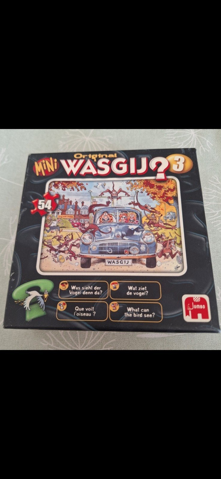 Wasgij mini 54 stukjes nummer 3, Ophalen of Verzenden, Minder dan 500 stukjes, Zo goed als nieuw, Legpuzzel