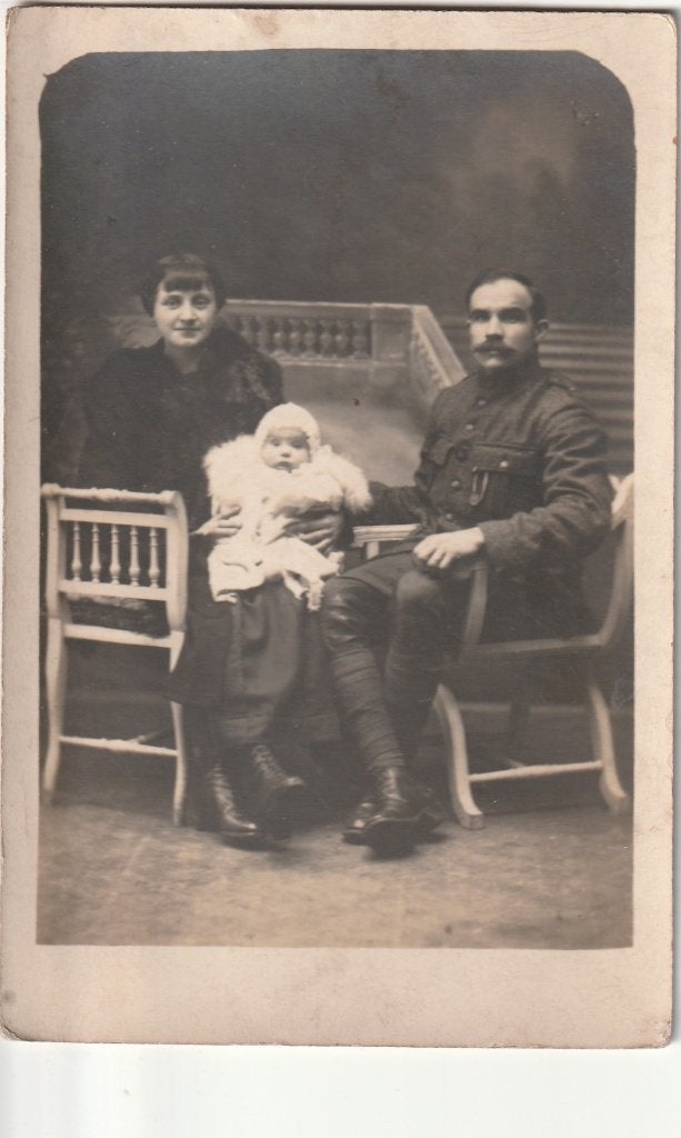 fotokaart   -  familie, Verzamelen, Verzenden, Voor 1940, Zo goed als nieuw