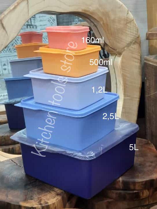 tupperware opbergdoos set bewaarbak koekjestrommel voorraad, Ophalen of Verzenden, Nieuw, Bak of Kom