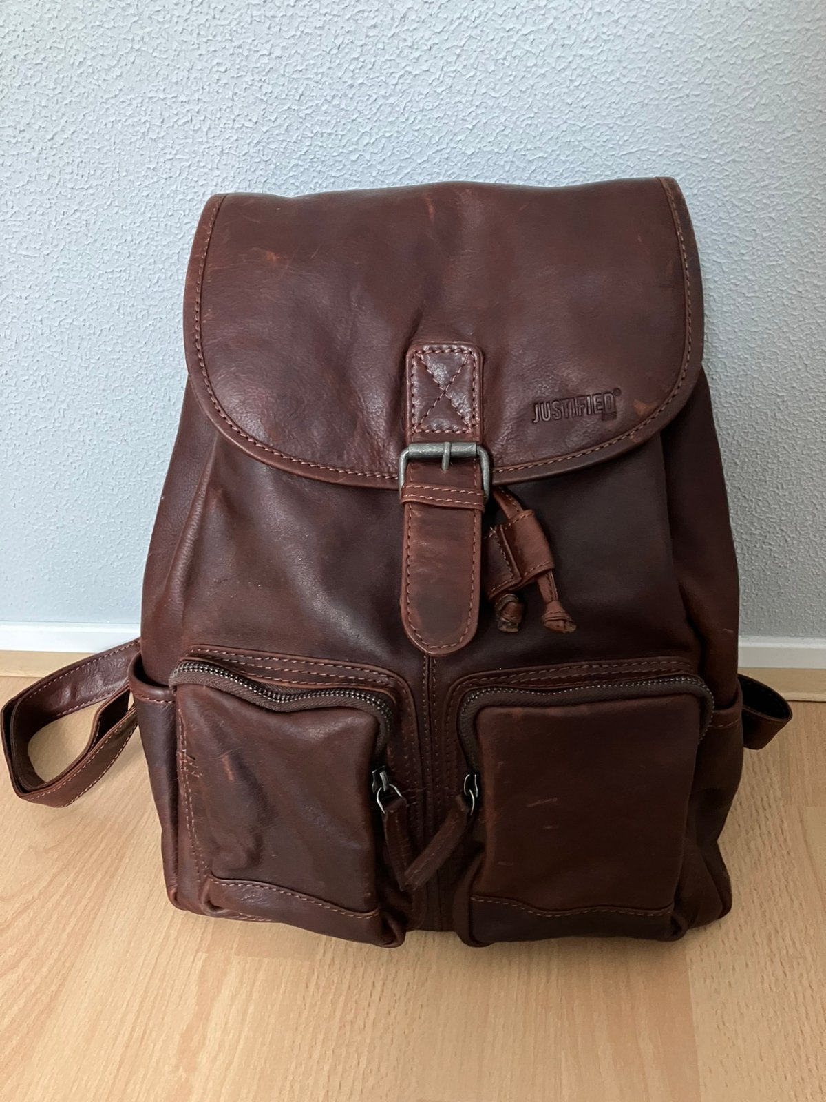 Leren rugtas, Ophalen, Nieuw, Overige merken, 30 tot 45 cm