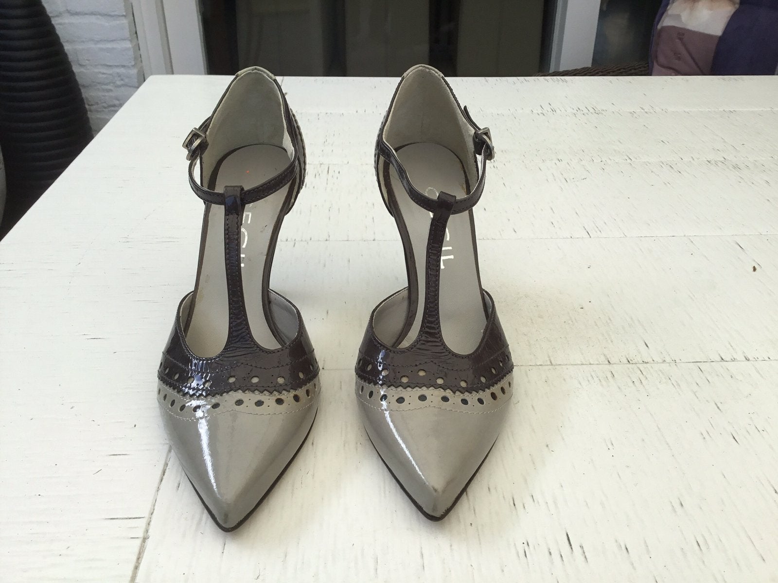 Mooie leder pump maat 39 nieuw, Ophalen, Nieuw, Zwart