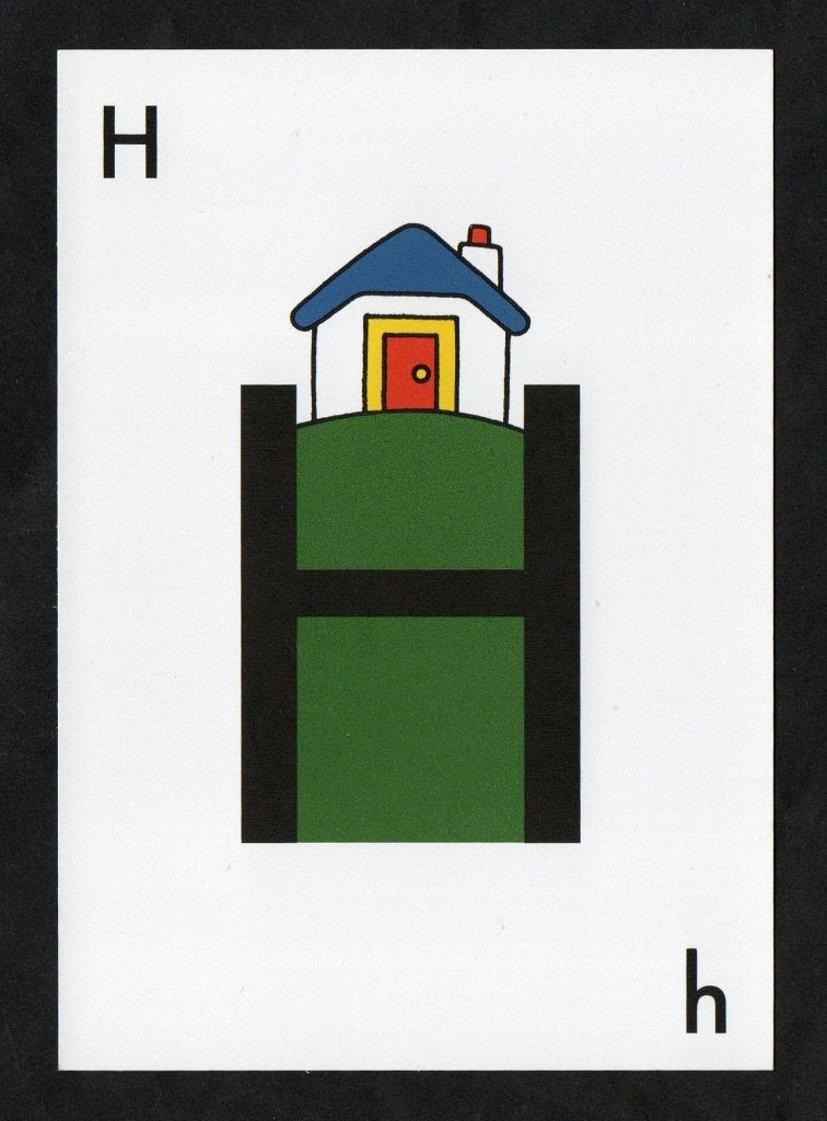 Dick Bruna Letter H van Huis., Verzamelen, Ophalen of Verzenden, 1980 tot heden, Ongelopen, Kinderen