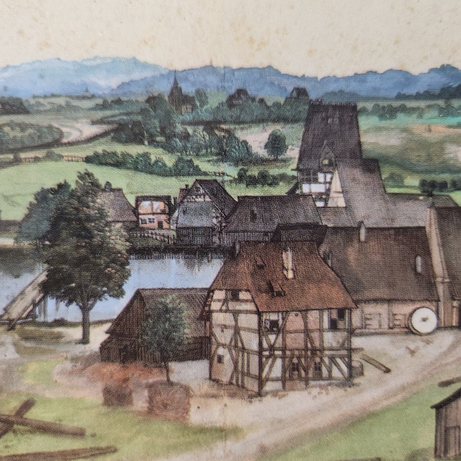 Kunstkaart Albrecht Dürer - Die Drahtziehmühle, Verzenden, 1980 tot heden, Ongelopen, Cultuur en Media