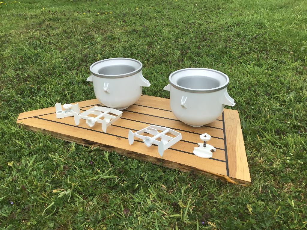 KitchenAid ijsmaker, Witgoed en Apparatuur, Keukenmixers, Gebruikt, 1 tot 2 liter, 3 snelheden of meer, Ophalen of Verzenden