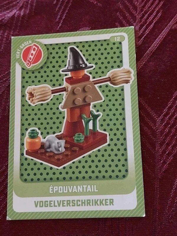Lego / Verzamelkaart / Vogelverschrikker, Ophalen of Verzenden, Zo goed als nieuw, Overige typen, Lego