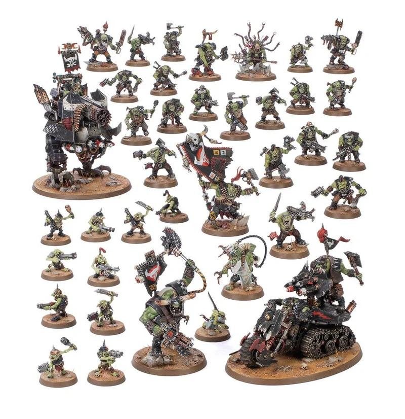 Warhammer 40K - Armageddon Orks helft, Hobby en Vrije tijd, Wargaming, Ophalen of Verzenden, Nieuw, Warhammer 40000, Figuurtje(s)