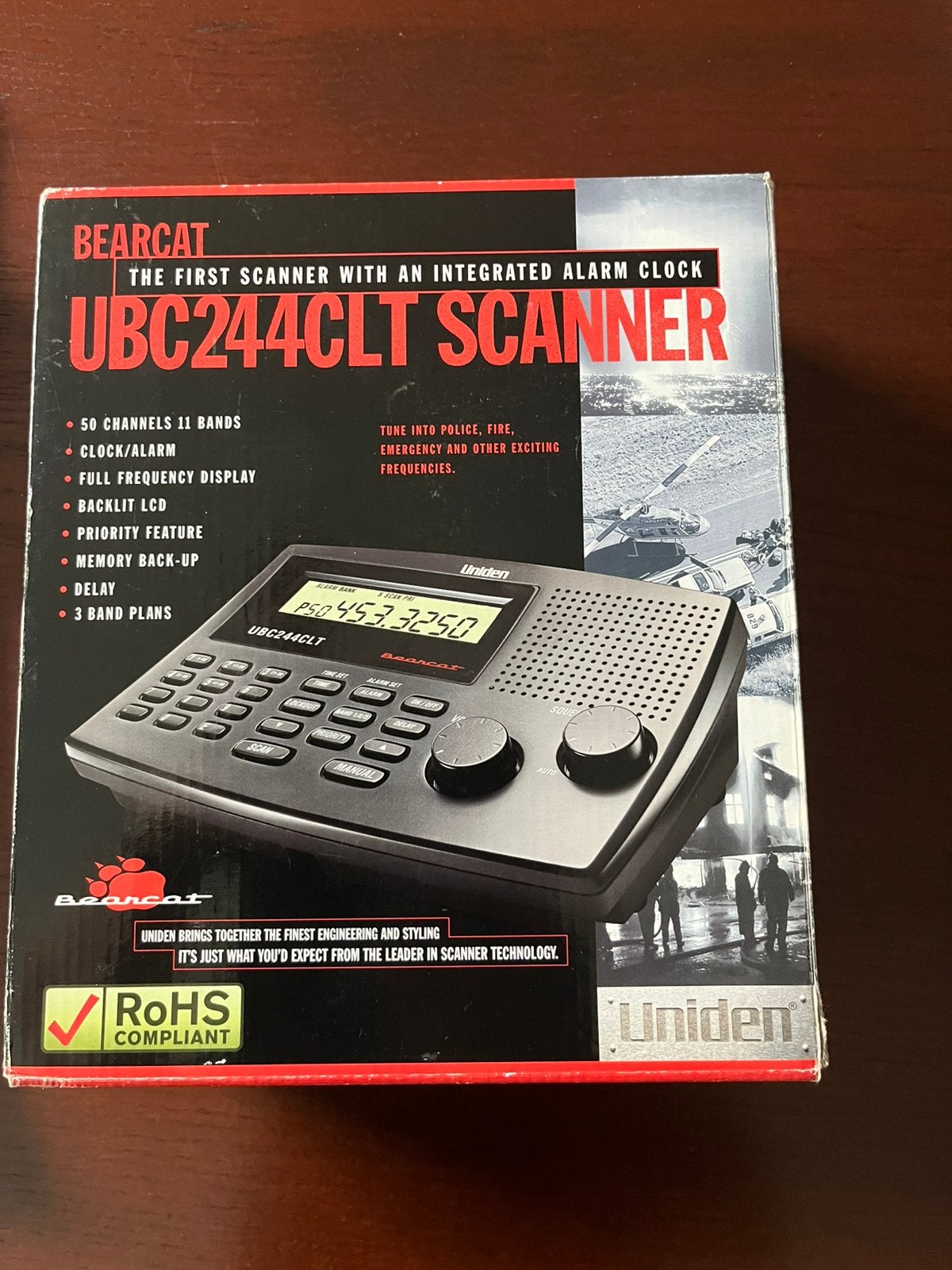 Uniden UBC 244CLT Scanner - Zo goed als nieuw, Ophalen of Verzenden, Zo goed als nieuw, Overige typen