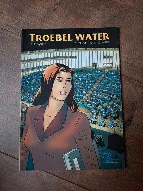 Stripboek troebel water, Eén stripboek, Ophalen of Verzenden, Gelezen, D. David, C Cuadra & R. Miel