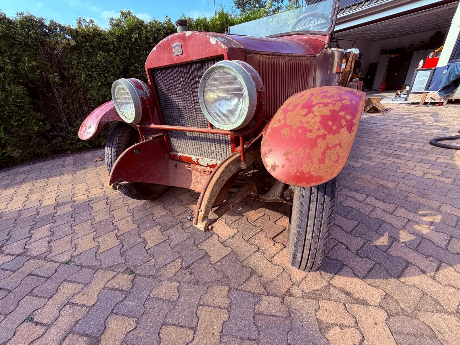 Stanley Steamer 735B, Auto's, Oldtimers, Achterwielaandrijving, Zwart, Overige kleuren, Cabriolet