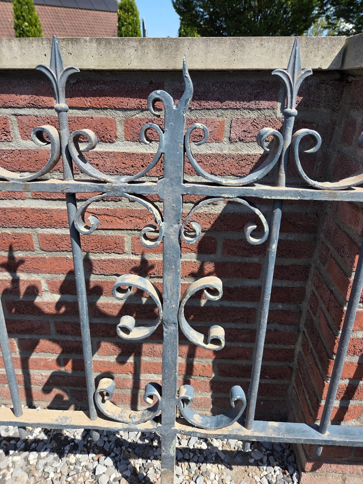 Sierhekwerk delen - diverse breedtes, 80 cm hoog, Tuin en Terras, Tuinhekken en Hekwerk, Ophalen, Gebruikt, IJzer, Sierhekwerk