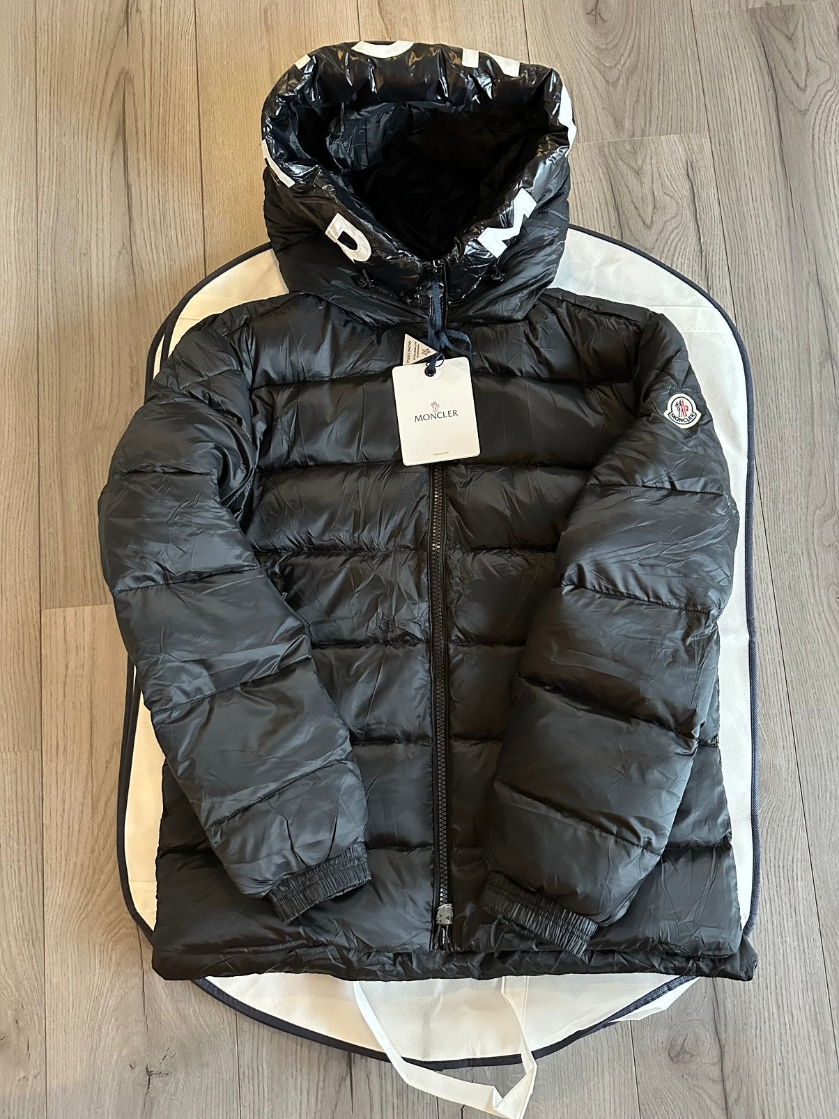 Moncler Salzman Winterjas Puffer Maat S M L NIEUW, Ophalen of Verzenden, Zo goed als nieuw, Zwart