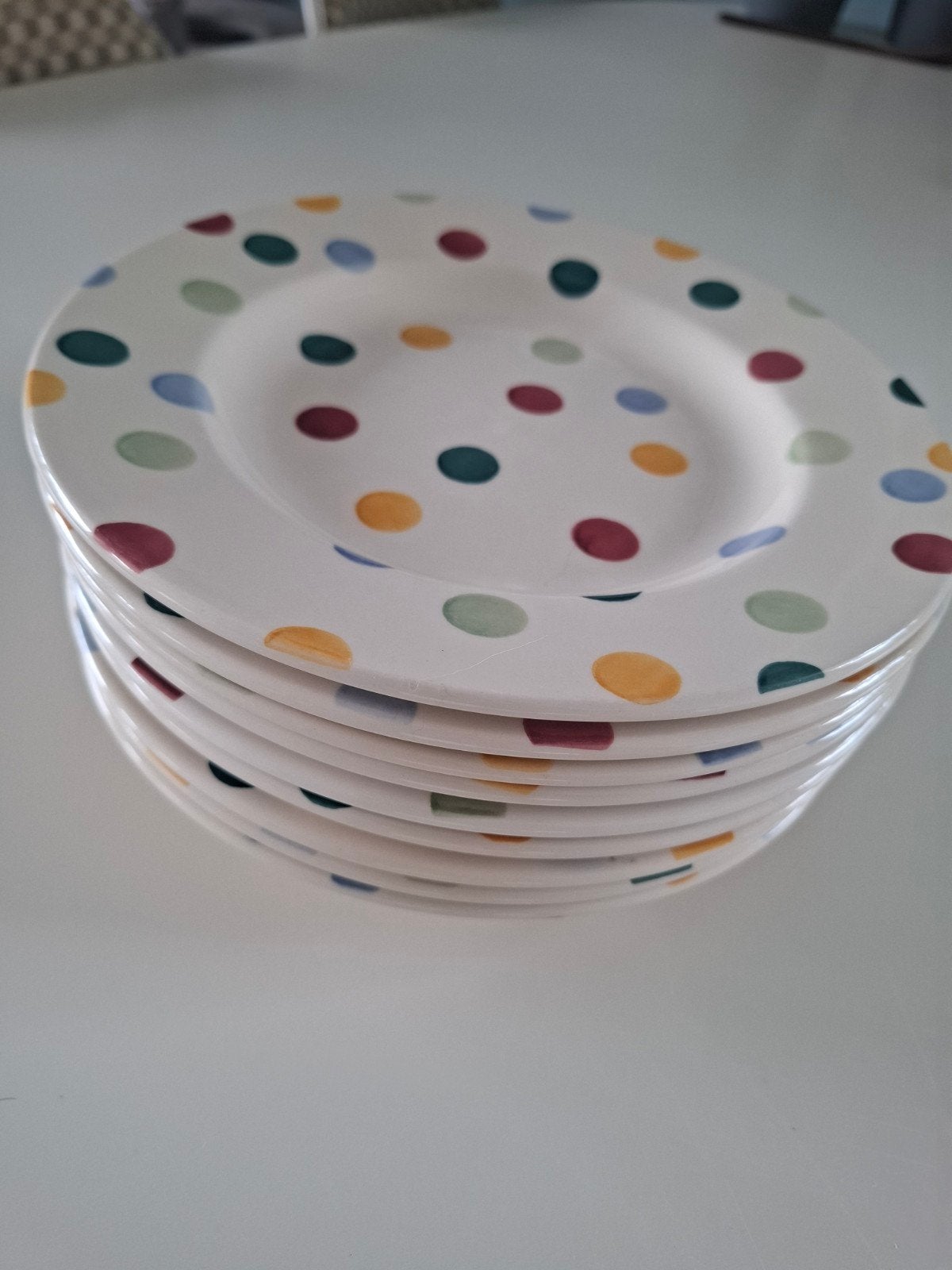 gereserveerd voor Bas Emma Bridgewater 5 ontbijtborden met s, Nieuw, Ophalen of Verzenden, Emma Bridgewater, Bord(en)
