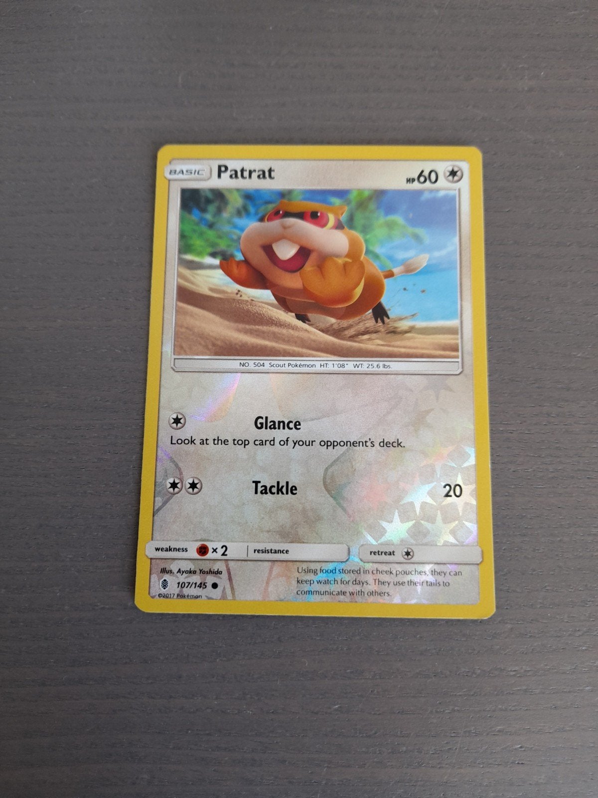 guardians rising 107/145 patrat reverse, Ophalen of Verzenden, Gebruikt, Losse kaart, Foil