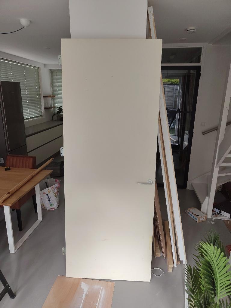 Binnen Deur, Doe-het-zelf en Verbouw, Deuren en Horren, Ophalen, Gebruikt, Binnendeur, 200 tot 215 cm